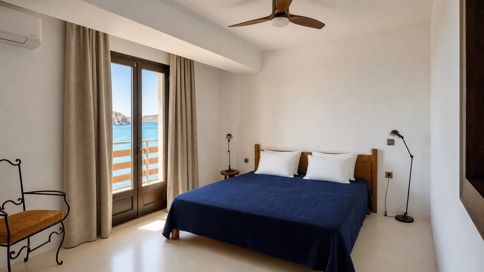 Ocean-view bedroom at The Grand Forgetmenot 2