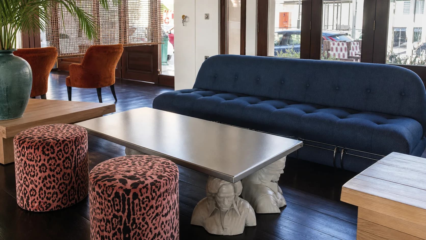 Eclectic lounge detail